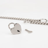 Heart-Shaped Lock Handcuffs with Chain